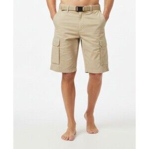 TIMBERLAND Shorts Khaki Brown Cargo Outdoor Gear Stretch Men Size 38